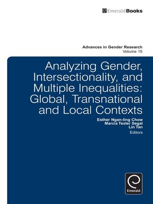 cover image of Advances in Gender Research, Volume 15